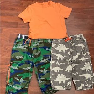 Mini Boden Boys Shirt & 2 Shorts size 10-12